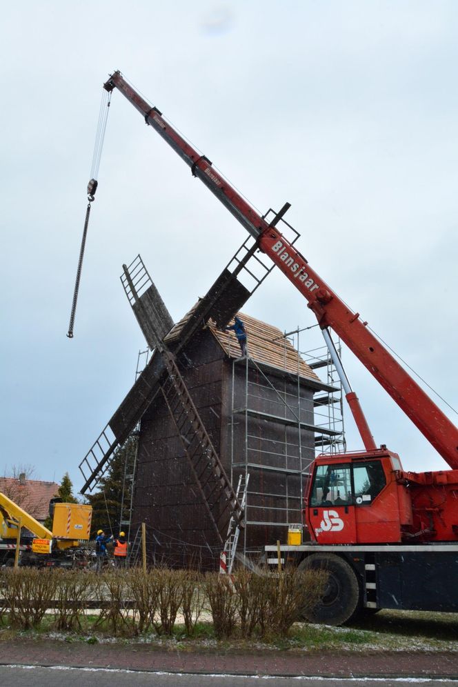 Wiatrak-koźlak w Koźminie Wielkopolskim