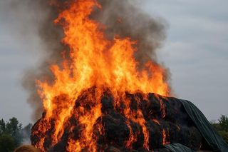 13-latek doprowadził do pożaru pod Legnicą. Straty oszacowano na 125 tys. zł! Tak się tłumaczył