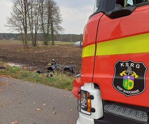 W powiecie Węgrowskim zderzyły się dwa quady. Po rannego kierowcę przyleciał helikopter LPR