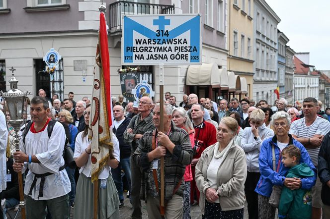 314. Warszawska Pielgrzymka Piesza - wyjście z Warszawy