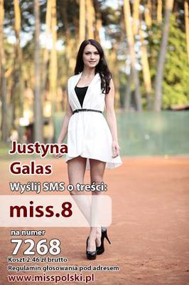 Wybory miss polski 2014 Justyna Galas
