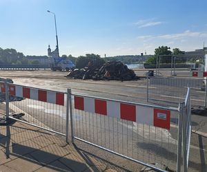Remont mostu Grunwaldzkiego w Krakowie