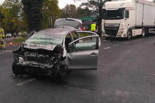 Śmiertelny wypadek pod Pajęcznem. Kierująca toyota i jej pasażer nie żyją [ZDJĘCIA]