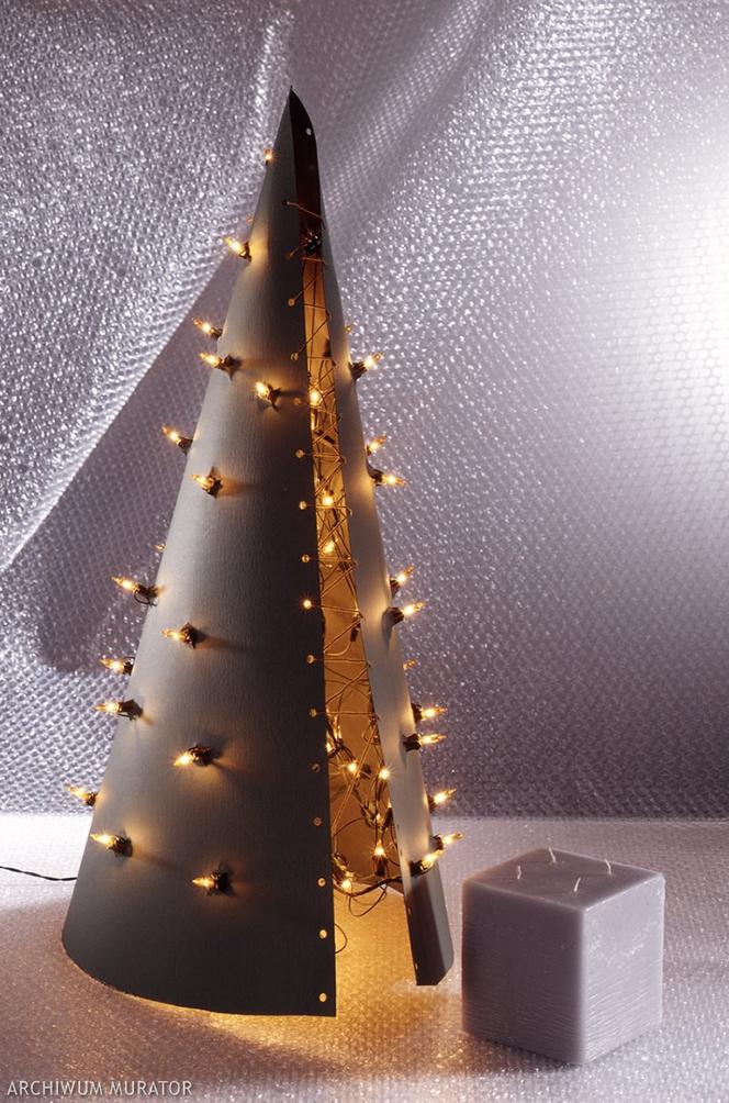 Oryginalna choinka - pomysł na nietypowe drzewko świąteczne