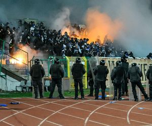 Elana Toruń - Zawisza Bydgoszcz 1:1, zdjęcia kibiców, opraw i piłkarzy ze Stadionu Miejskiego im. Grzegorza Duneckiego