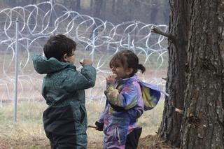 Migranci na granicy polsko-białoruskiej