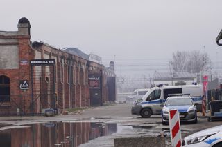 Pożar hali Gdańsk Przeróbka