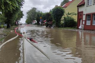 Elbląg i Tolkmicko walczą z żywiołem z wodą