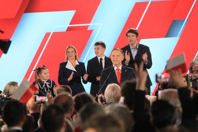 Tak córeczka Nawrockiego skradła show tacie! 