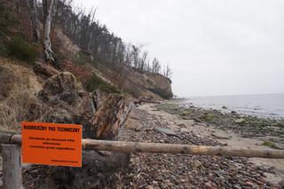 Orłowski klif niszczeje podobnie jak schody prowadzące na jego szczyt