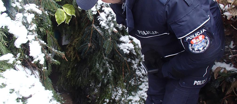 Szałas w centrum Białegostoku. W środku była kobieta