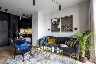 Architekt spełnił marzenie właścicieli - metamorfoza 35-m kawalerki. Kiedyś był tu tylko jeden pokój