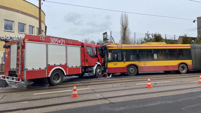 Groźny wypadek na Przybyszewskiego w Łodzi