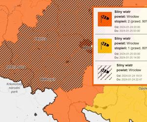 Silny wiatr nad Dolnym Śląskiem. Zerwany dach, powalone drzewa i zablokowana droga