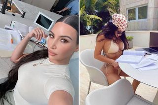 Kim Kardashian wściekła na wróżki. Obiecały jej, że zda egzamin adwokacki. Teraz uczy się w bikini