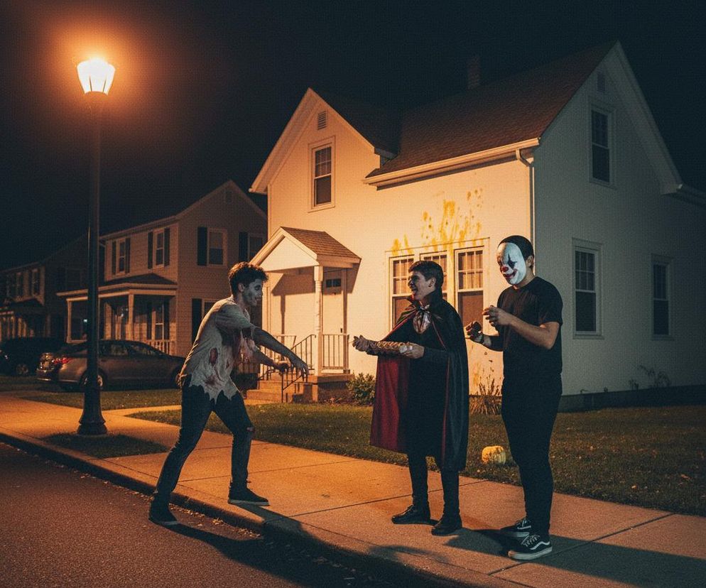 Halloween w Lesznie: jajko na elewacji to nie psikus. „To kosztuje, a nie śmieszy”