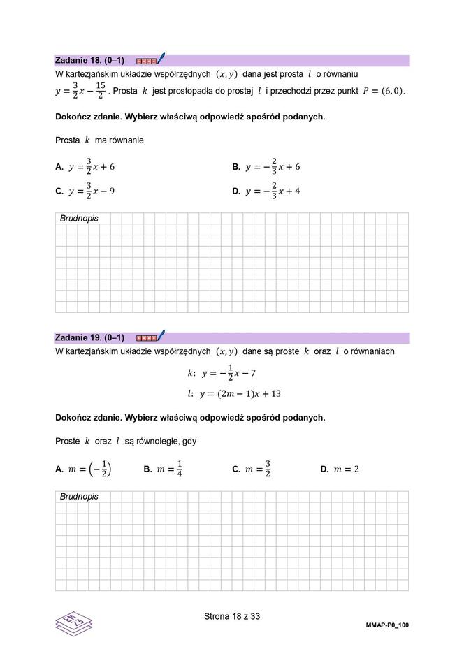 Matura próbna z matematyki 2023 - arkusz CKE