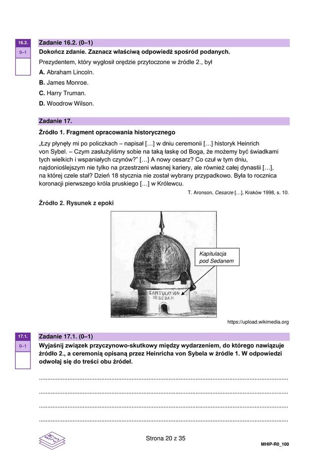 Matura 2024. Historia rozszerzona. ARKUSZE CKE nowa formuła 2023