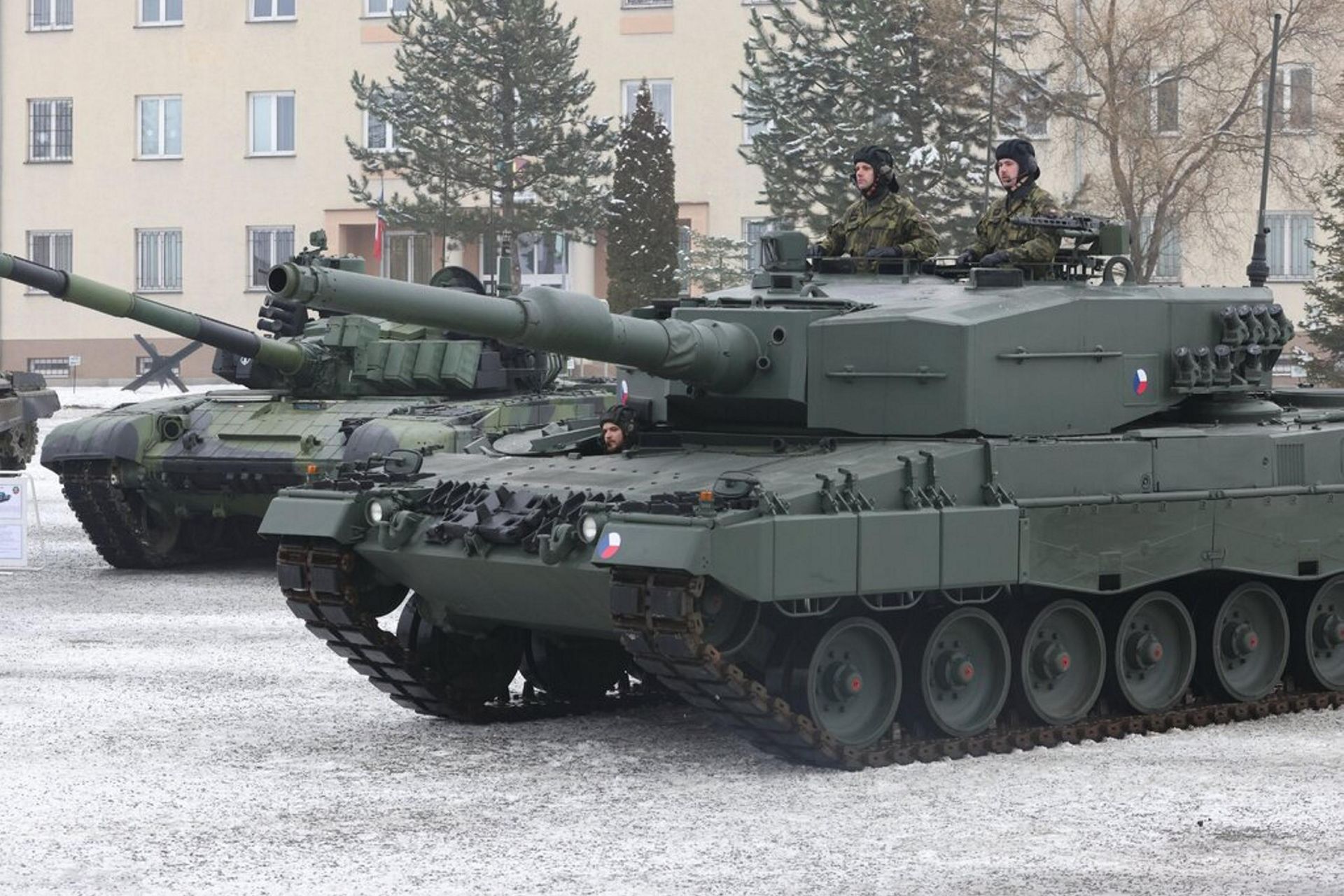Czeskie czołgi Leopard 2A4