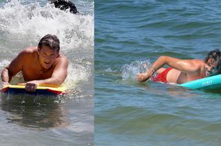 Olivier Janiak jak David Hasselhoff na plaży nad Bałtykiem