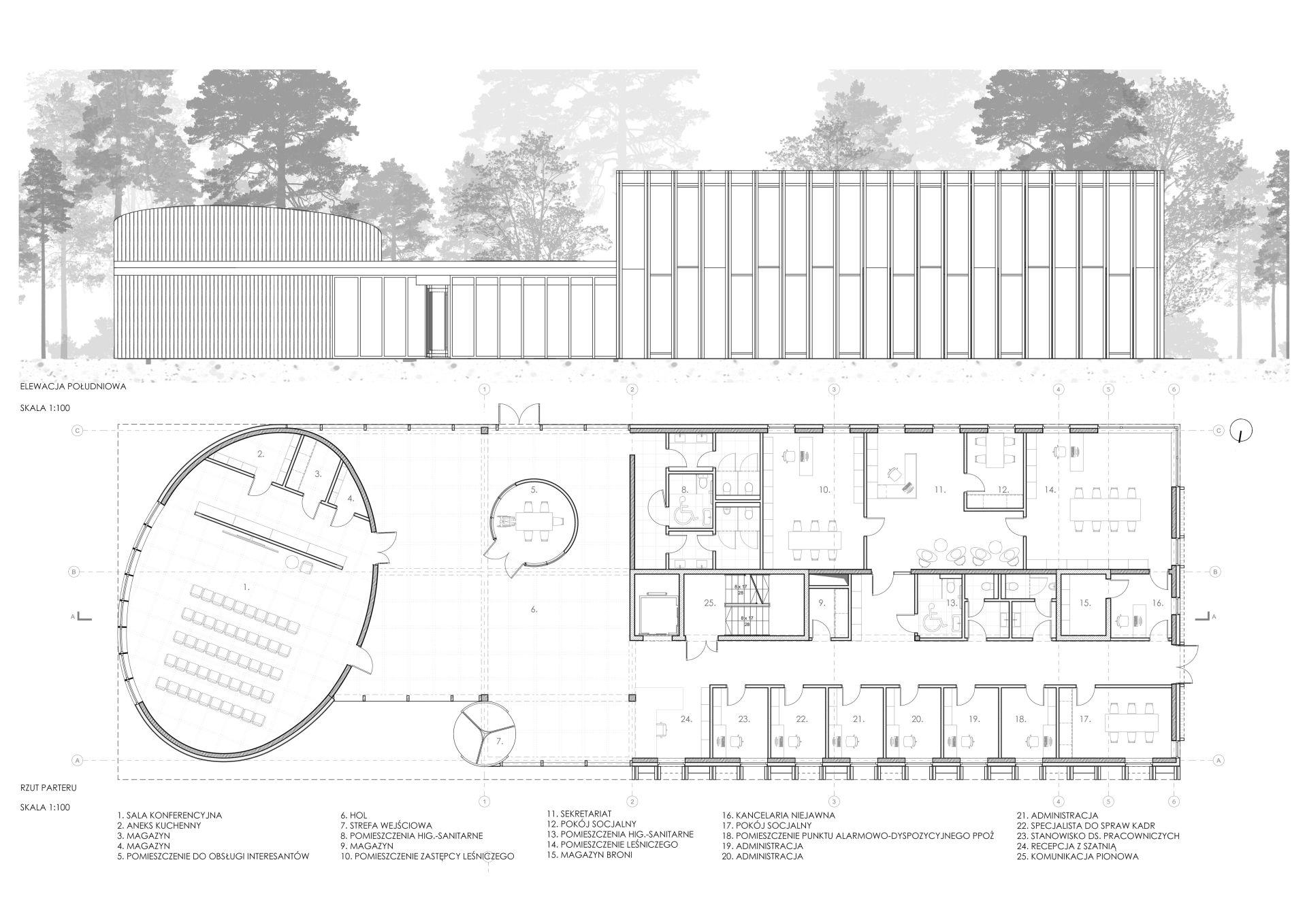 Nowa siedziba Nadleśnictwa Człuchów