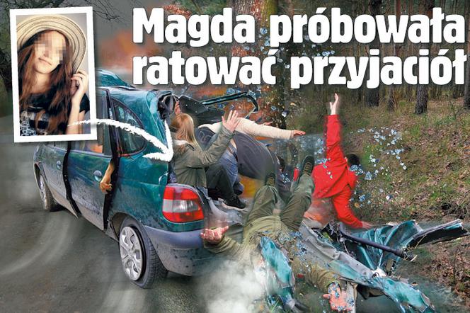 Magda próbowała ratować przyjaciół