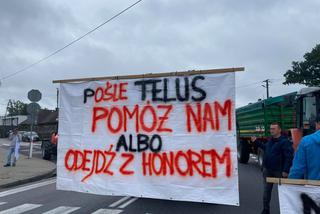 Protest rolników w Łódzkiem 24.08