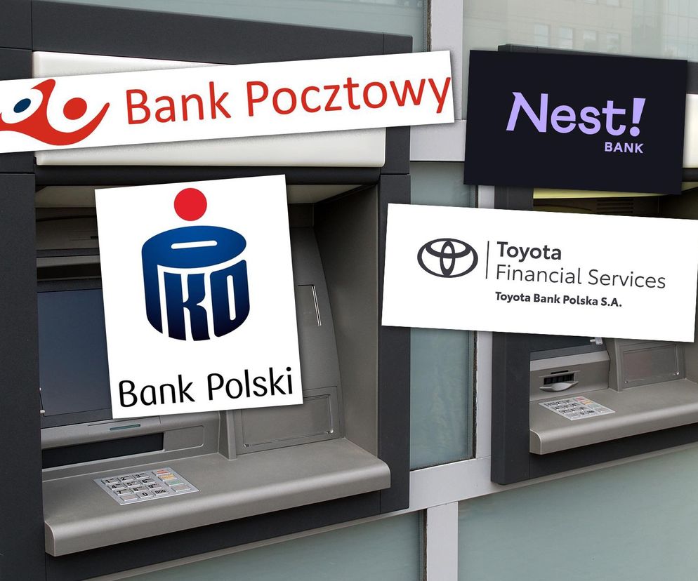 bankomat, Bank Pocztowy, Nest Bank, PKP BP, Toyota Bank
