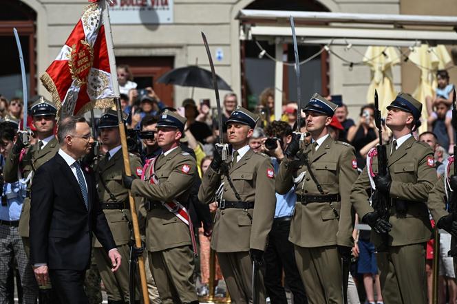 Uroczyste obchody Dnia Flagi w Warszawie