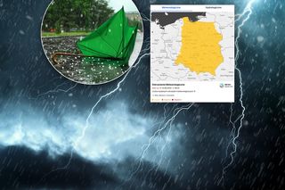 IMGW ostrzega przed burzami i gradem. Będzie chłodno, mokro i niebezpiecznie!