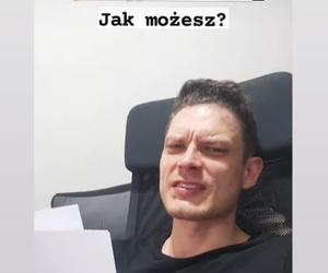 Adam Fidusiewicz na profilu Radka (Philippe Tłokiński) z M jak miłość na Instagramie