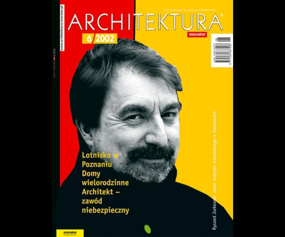 Okładka Miesięcznik Architektura 06/2002