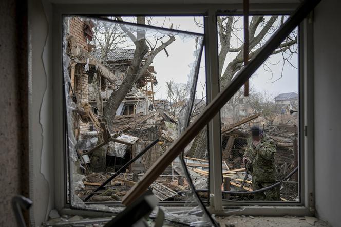 Zniszczenia w okolicach Kijowa