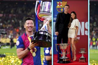 Anna Lewandowska i Marina błysnęły na imprezie Barcelony