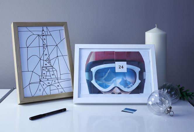 DIY Kalendarz adwentowy jako puzzle