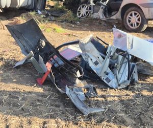 Tragiczny poranek. Kierowca osobówki nie miał szans po zderzeniu z ciężarówką!