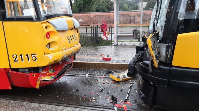 Zderzenie tramwajów na Targówku