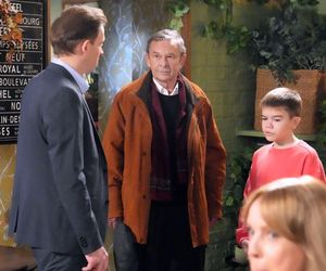 Barwy szczęścia odc. 3167. Czesław (Marian Jaskulski), Agnieszka (Katarzyna Tlałka), Łukasz (Michał Rolnicki), Ksawery (Bartosz Gruchot)