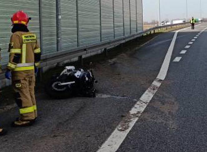 Tragiczny wypadek na S8. Nie żyje 26-letni motocyklista