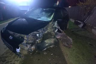 Dwa samochody roztrzaskane, są ranni. Dramatyczny wypadek pod Wyszkowem