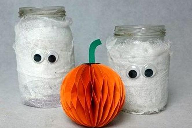 Papierowa dynia na Halloween