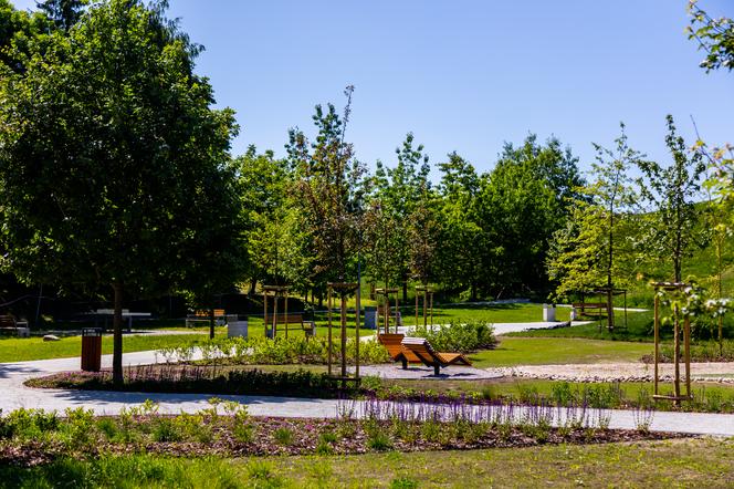 Zrewitalizowany park pod Kopą Cwila