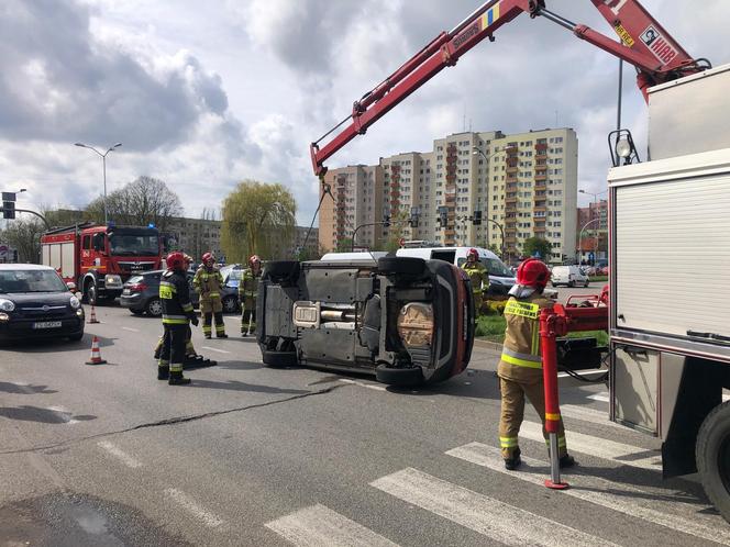 Wypadek na ul. Obotryckiej w Szczecinie