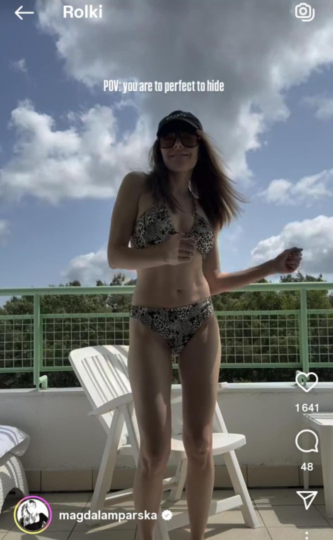 Magda Lamparska w bikini