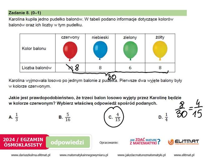 Egzamin ósmoklasisty 2024: Arkusz CKE rozwiązany przez Roberta Bacę, eksperta z Elitmat