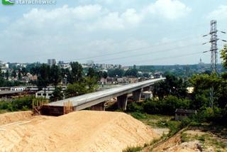 Budowa wiaduktu na trasie N-S Starachowice/ Lipiec 1998