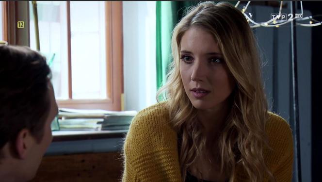 M jak miłość odc. 1441. Olek (Maurycy Popiel), Aga (Ina Sobala)