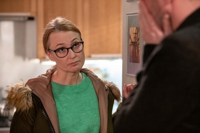 Na Wspólnej, odc. 2876. Krzysztof Smolny (Łukasz Konopka), Natalia (Magdalena Aleksander)