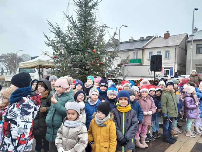 Na rynku w Mordach stanęła choinka