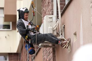 Alpiniści dla WOŚP w Lublinie. Superbohaterowie odwiedzili małych pacjentów